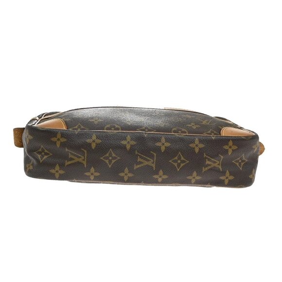LOUIS VUITTON Compiegne 28 Clutch Bag Monogram Leather Brown GHW M51845 67EF134 - Picture 6 of 16
